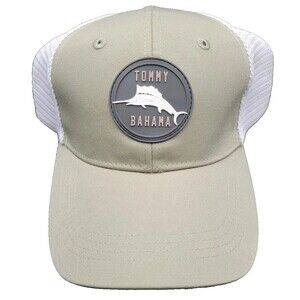 Tommy Bahama Men's Mesh Back Adjustable “Tip Your Cap”Snapback Hat NEW WITH TAGS